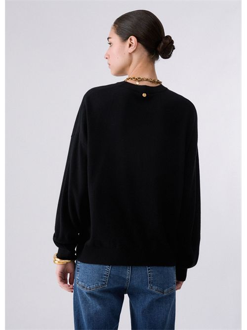Maglia con intarsio geometrico LIU JO | WF6231MA16R/L9207